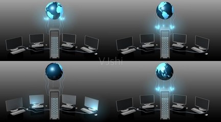 IT科技扁平高科技電腦網(wǎng)絡(luò)傳輸_1920X1080_高清視頻素材下載(編號(hào):1431786)_實(shí)拍視頻